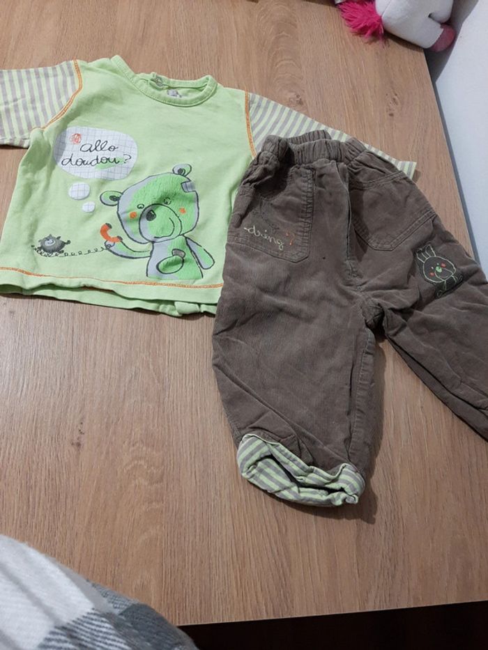 Ensemble taille 12 mois