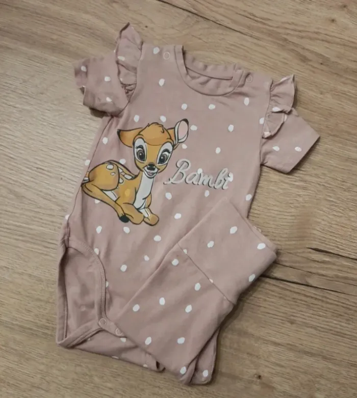 ensemble bodie + legging Bambi - 6 mois - H&M - photo numéro 2