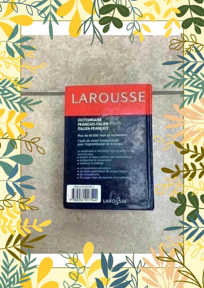Dictionnaire français italien Larousse - photo numéro 5