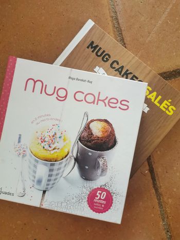 Lot de 2 livres de recettes Mug cakes