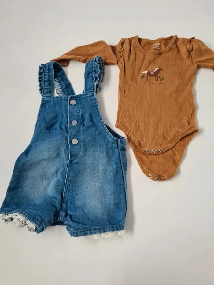 Ensemble salopette short 18mois - photo numéro 7