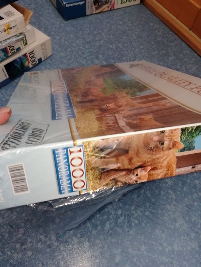 Puzzle chat neuf 1000 pièces panorama - photo numéro 4