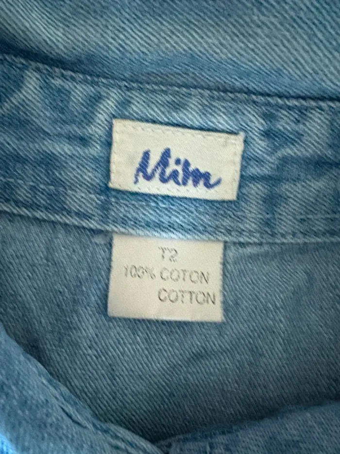 Robe longue boutonnée en jean taille 2 Mim - photo numéro 6