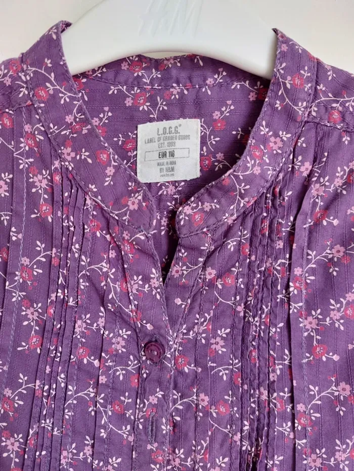 Chemise légère fleurie 6A - photo numéro 2
