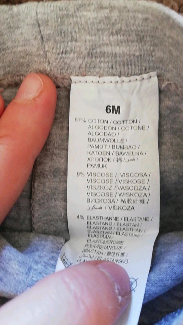 Lot de 3 leggings bébé fille 6 mois - photo numéro 11