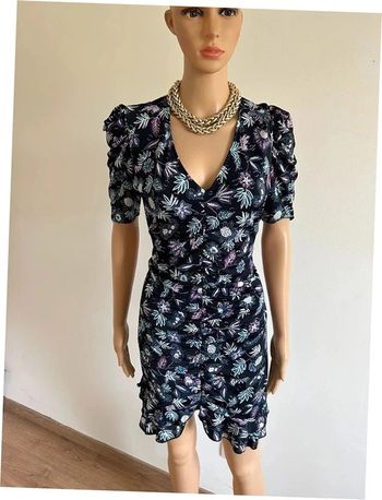 Robe imprimée à manches courtes Morgan taille 38 jamais portée