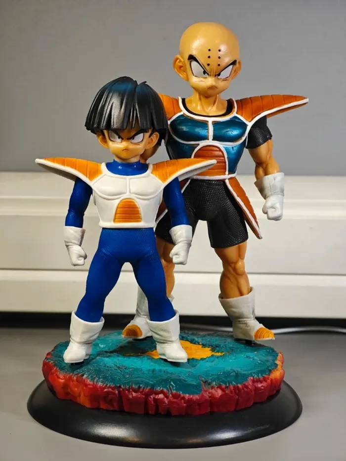 Figurine Dragon Ball Z : Gohan & Krilin / Kuririn Namek 22cm neuve sans boîte