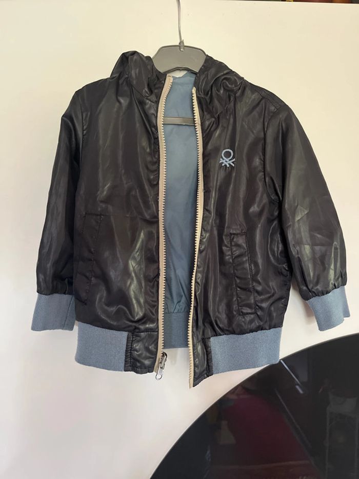 Veste imperméable réversible