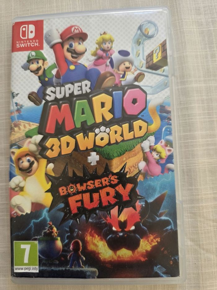 Jeux  switch  super Mario 3d World  bower’s fury