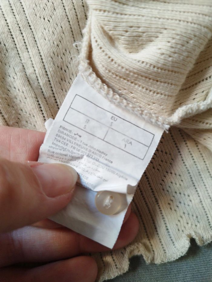 Haut beige Pimkie taille S - photo numéro 3