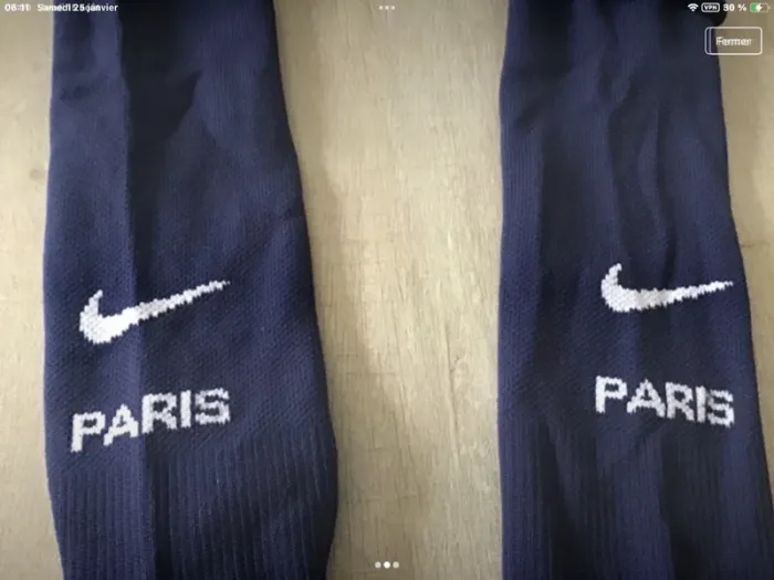 lot 2 paires chaussettes foot - photo numéro 2