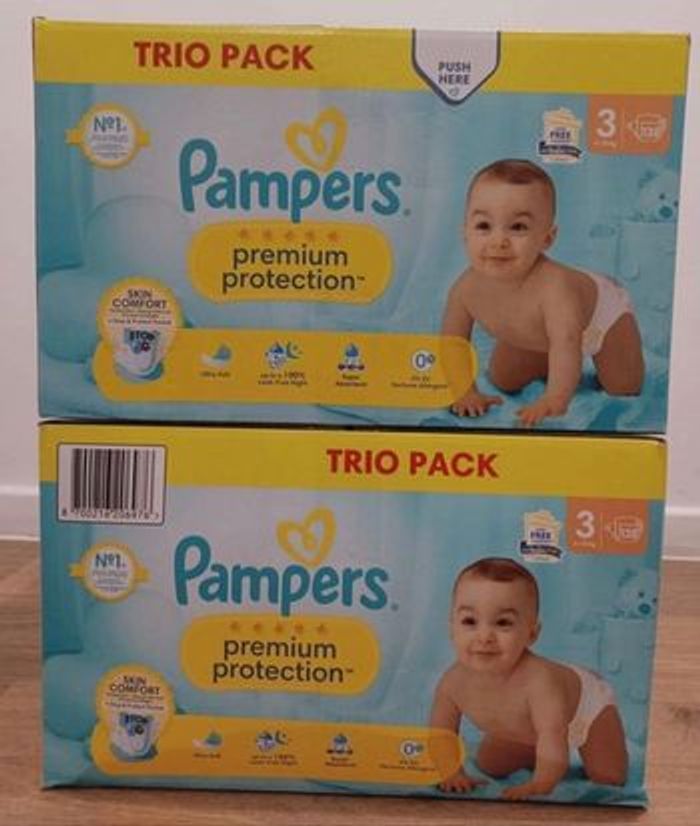 276 couches Pampers premium taille 3