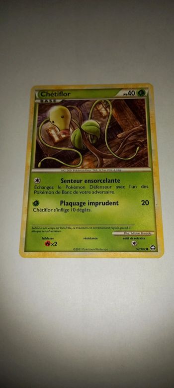 Carte pokémon chétiflor
