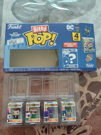 Lot 4 Bitty Pop DC Comics