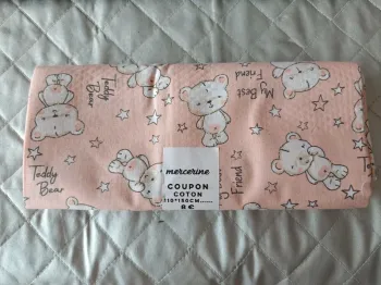 Grand coupon coton nounours