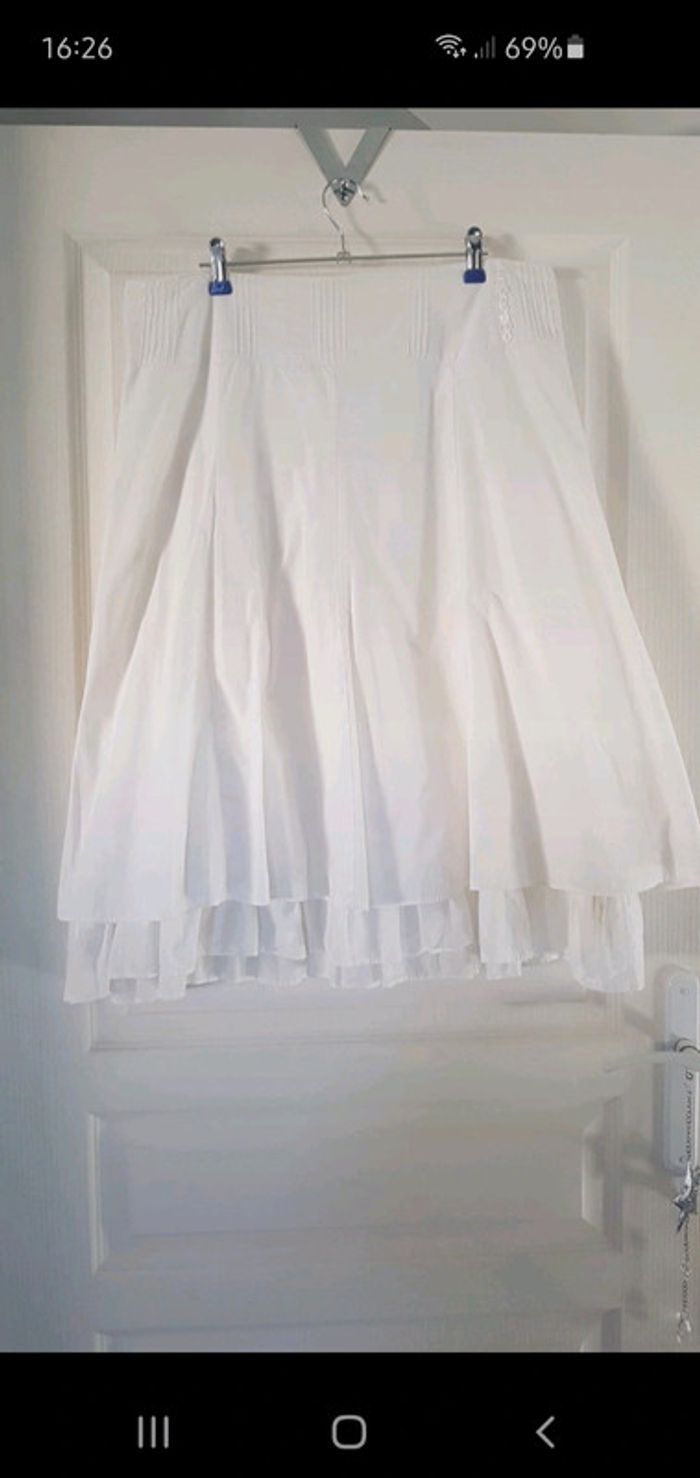 Jupe longue blanche