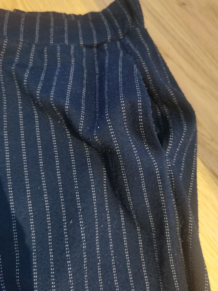 Pantalon ample bleu marine - photo numéro 3