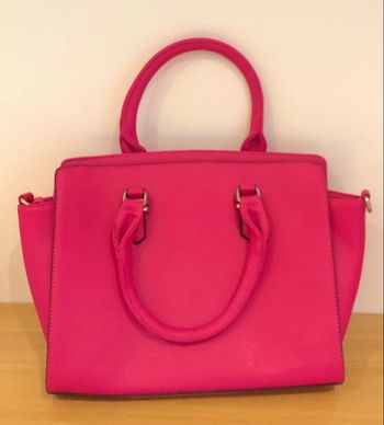 Grand sac à main rose 