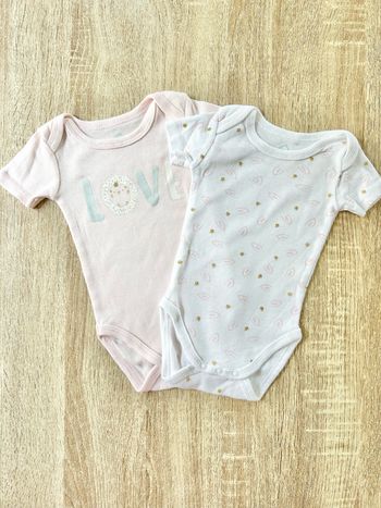 2 bodies bébé fille