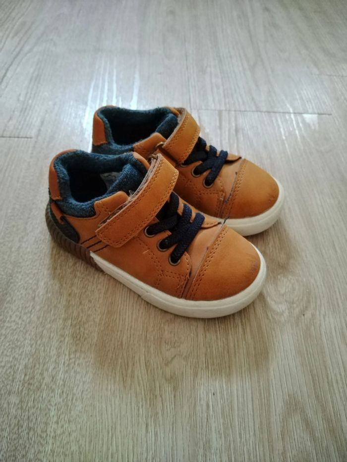 Baskets camel Saxo blues 22 - photo numéro 3