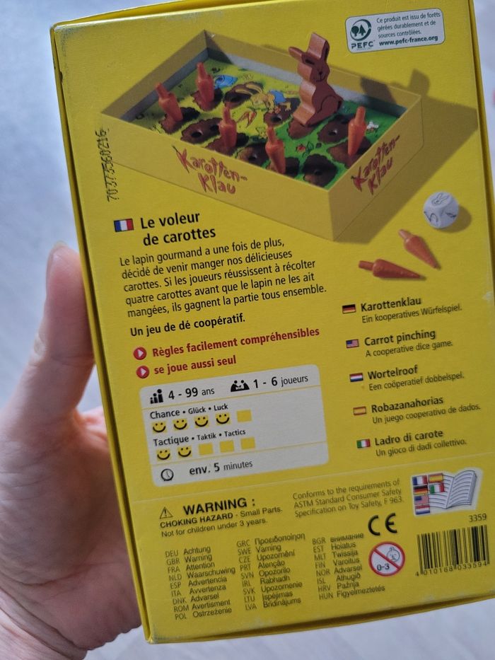 Le voleur de carottes haba - photo numéro 5