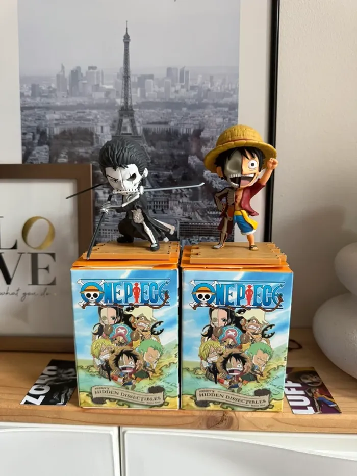 Figurine Luffy & Zoro Secret Rare Mighty jaxx hidden dissectibles - One Piece