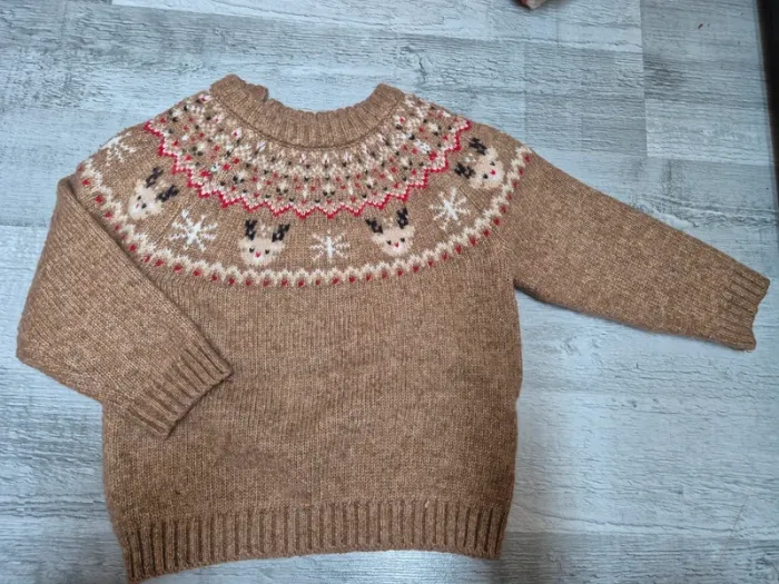 Pull de noel en maille
