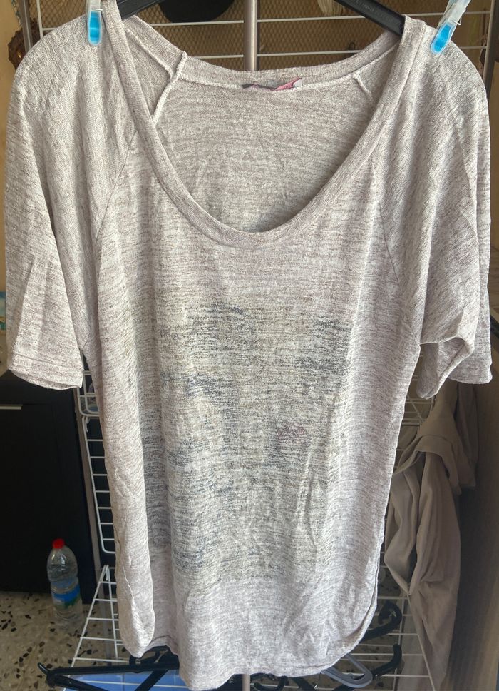 Tunique beige gris