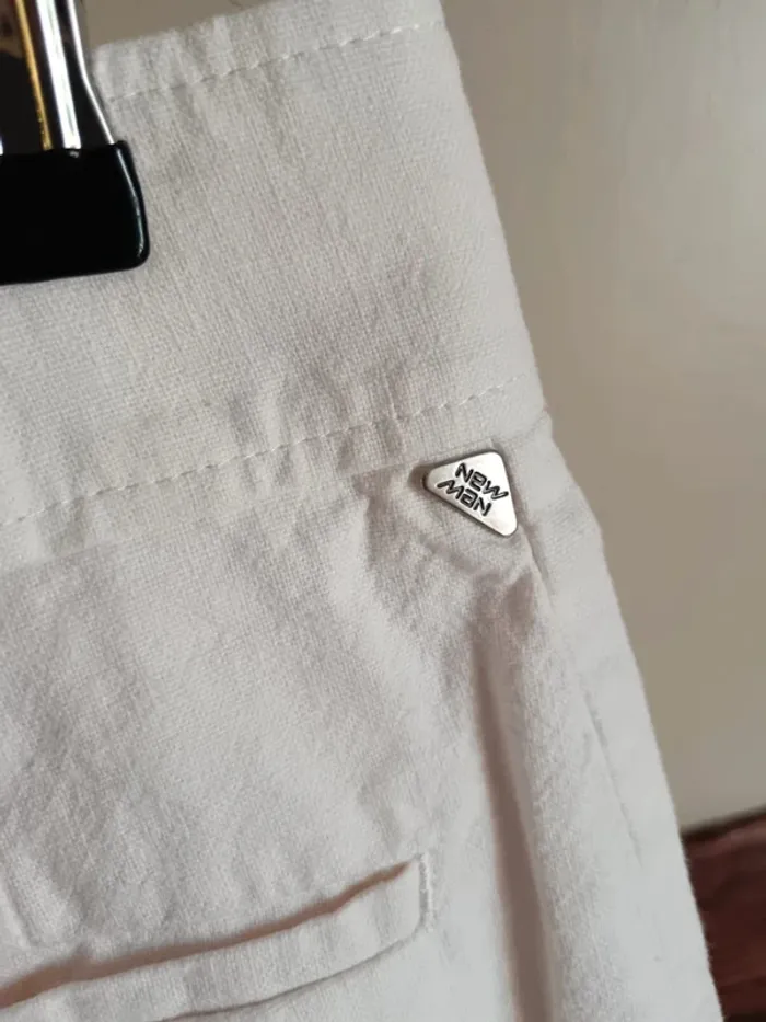 Pantalon blanc à pinces Newman - photo numéro 10