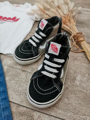 🔥Vans baskets montantes pointure 22 enfant offthewall old-school