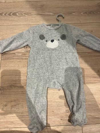 Pyjama bébé velours