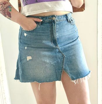 Jupe en jeans trapèze Pimkie 40