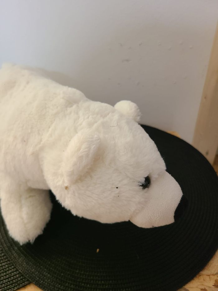 Peluche ours polaire blanc Logoprom CA CREDIT AGRICOLE - photo numéro 3