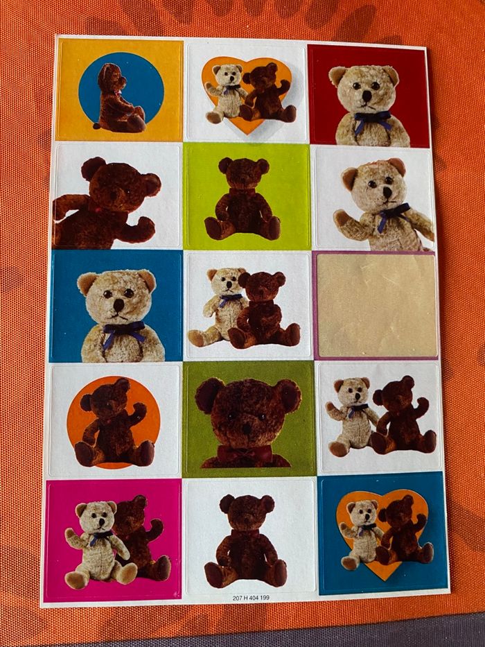 Stickers ours lulu castagnette