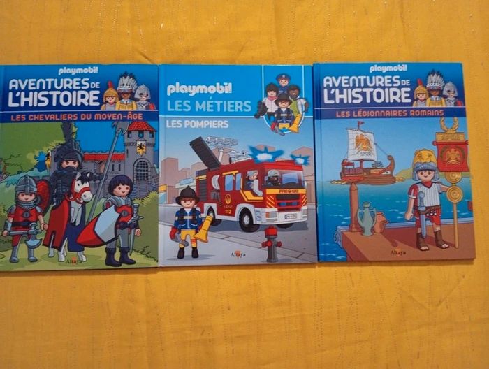 Lot de 3 livres Playmobil thèmes historiques - photo numéro 2