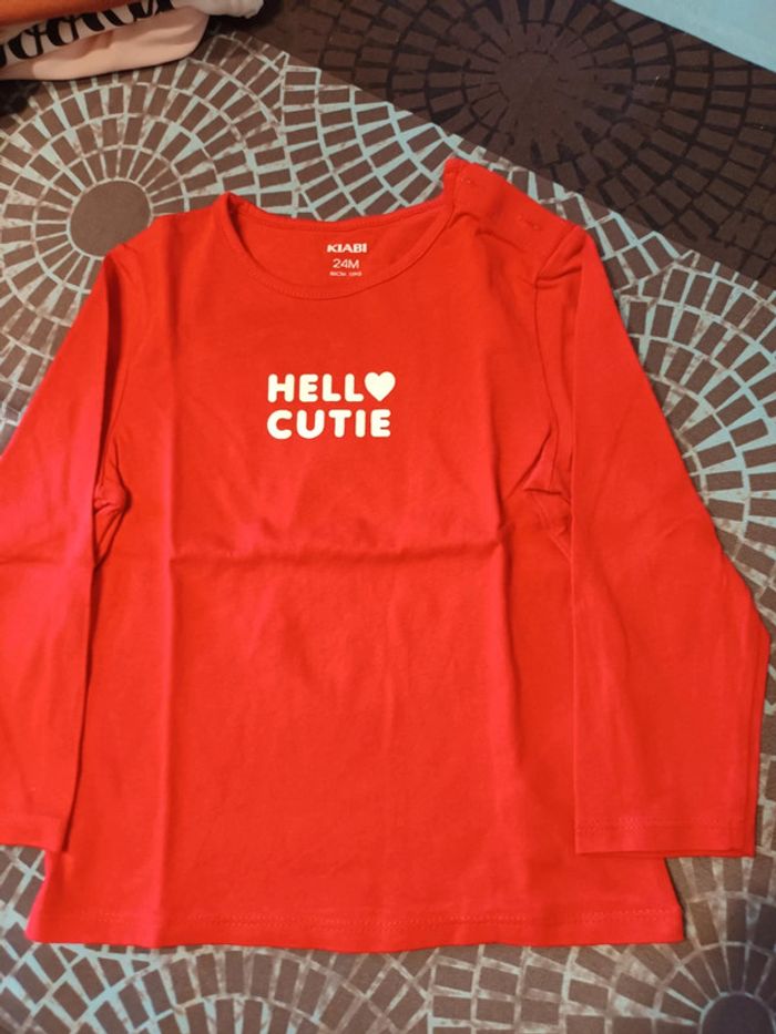 Tee shirt fille 24 mois kiabi