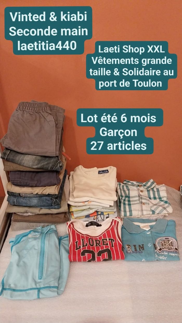 Lot hiver 6 mois garçon