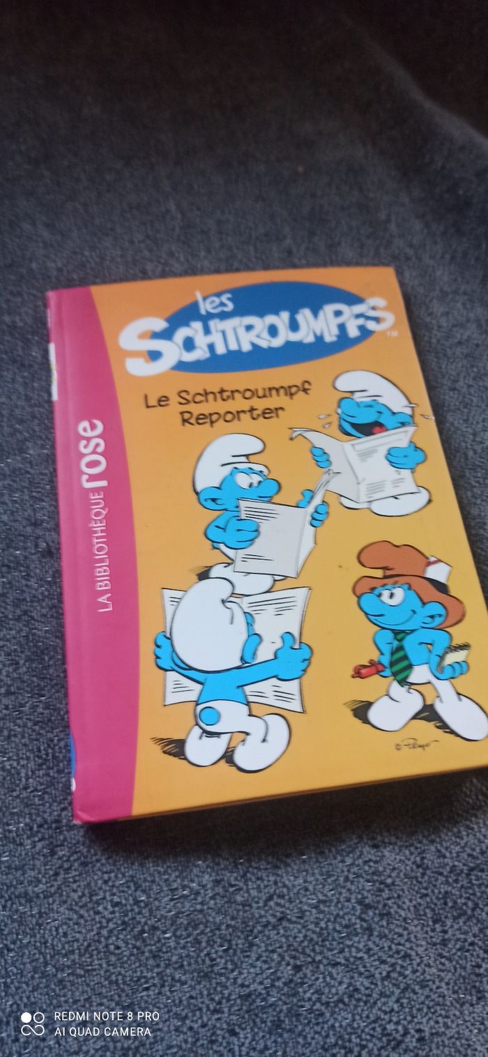 Livre les Schtroumpfs