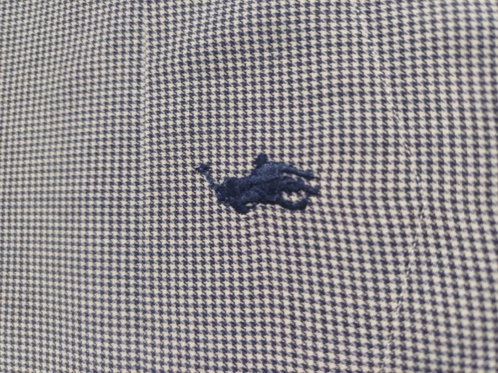 Chemise Ralph Laurent Yarmouth manche Longue / taille XXL / Bleu a petits motifs / Très bon état - photo numéro 4