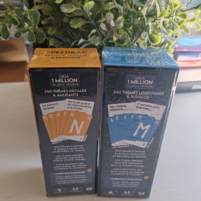 🔡 Lot de 2 jeux Speed Bac Neufs 🔡 - photo numéro 2