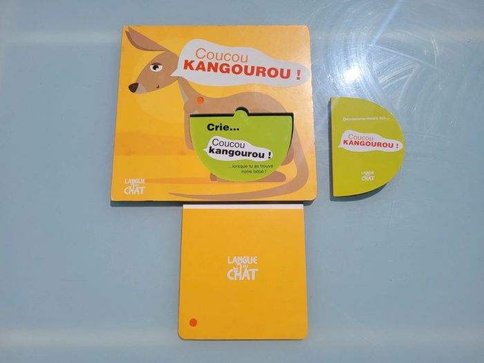Livre surprise grand format 🦘 Coucou Kangourou ! 🦘 éditions langue de chat - photo numéro 4