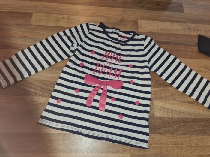 2 Tee-shirt manches longues DPAM 2 ans - photo numéro 2