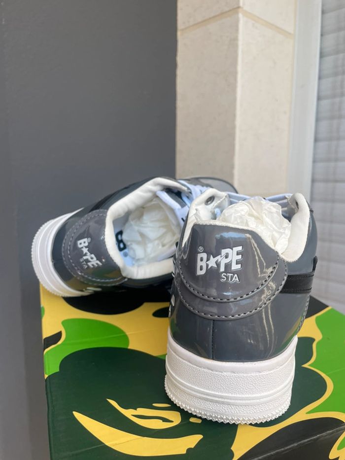 Baskets A Bathing Ape BAPE Sta Low Noir et blanc - photo numéro 14