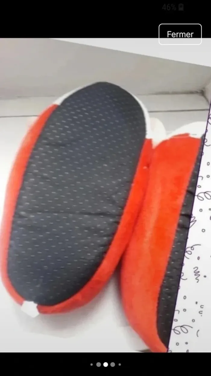 Chaussons noël / Chaussons Père Noël neuf taille 37/38 Neuf - photo numéro 3