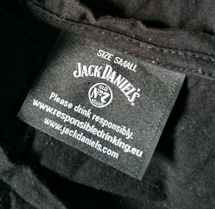T-shirt avec écriture Jack Daniel's taille S mixte - photo numéro 3