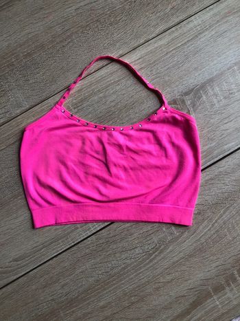 Brassière M/L rose fluo