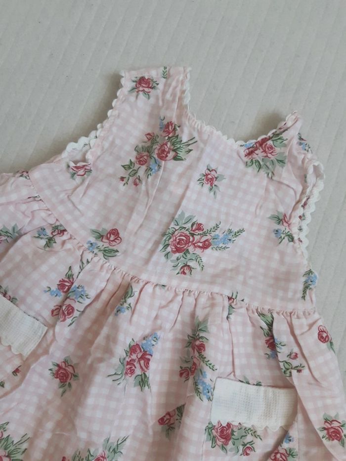Robe à motif fleurs Natalys 12 mois - photo numéro 2