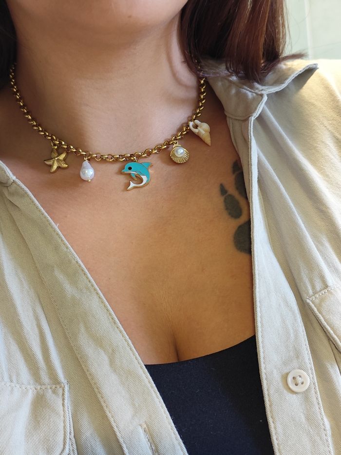 Collier dauphin  ✅ - photo numéro 3