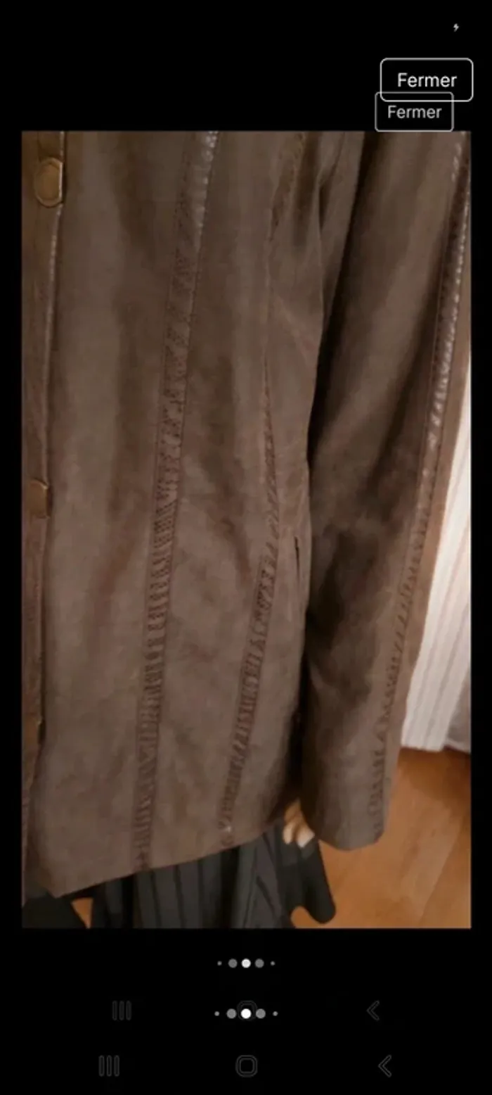 Manteau doudounne Marron Lebek fr be 42 - photo numéro 6