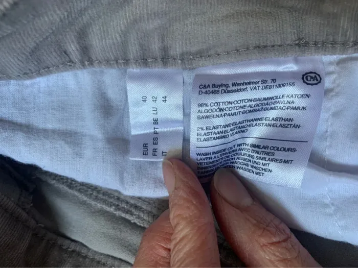 Pantalon skinny velours taille 42 - photo numéro 6